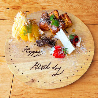大切な日をプレートでお祝い♪