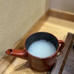 手打そば優心 - トロトロ濃厚な蕎麦湯