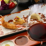 Ginza Roku Kakutei - 串揚げとヴィンテージワインのマリアージュをご堪能下さい