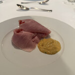 銀座 ハプスブルク・ファイルヒェン - ウィーナー　バインシンケン　自家製マスタードとろとろ　