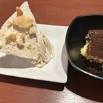 グルメバイキング オリンピア - 名物のモンブランとティラミス