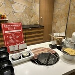 グルメバイキング オリンピア - 自分でパスタの麺を茹でるよ〜