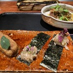 薪炭まだら - 鶏逸品3種とフリカッセ