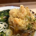 そばの神田 東一屋 - えびかき揚げに着目する。