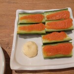 ラーメン酒場 秋葉原拉麺劇場 - めんたいキュウリ