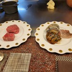 엑시부 가루이자와 텟판야키 - 本日の食材