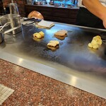 エクシブ軽井沢 鉄板焼 - 鉄板調理