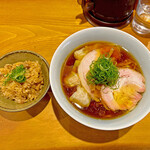 中華そば しば田 - 「中華そば」と「炊き込みご飯」