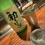 お好み焼き いしり - 男女川 初しぼり 特別純米 無濾過生原酒