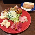 バルハチゴー - この日の前菜盛り合わせ