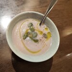 あかり - お通しのスープ