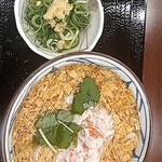 丸亀製麺 - 蟹たまうどん