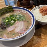 田中商店 - ラーメン＋韓国風明太子ご飯