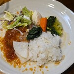 キッチン ブルー グローブ - 再びワンプレート