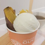 ジャパニーズアイス櫻花 - 焼き芋アイス　アイス多め　アイス多めオススメ