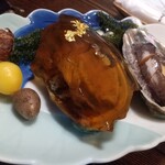 うなぎ亭 友栄 - 蝦夷アワビ2種