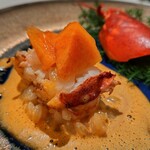 VANKA - オマール海老のリゾット 富有柿とアメリケーヌソース