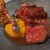 VANKA - 料理写真:炭火焼きA5佐賀牛のイチボ 焦がしマッシュルームとマグロ節のソース