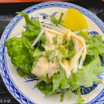 麺紡 - この野菜サラダは無料です