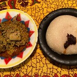 アフリカ大陸 - ナイジェリア エグシスープとエバ
¥1300