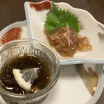 かすり - もずく,くらげの酢もの
