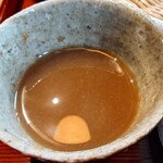 手打蕎麦 こより - 蕎麦湯投入後