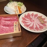 黒豚しゃぶしゃぶ あじと - 