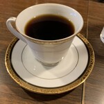 喫茶 ノスタルジア - 少し飲んじゃった、レギュラーコーヒー。