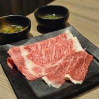 近江うし焼肉 にくTATSU 渋谷店 - 出汁で食べる焼きしゃぶ 2種