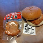 海鮮マルセン - たこ天＆タコバーガー