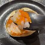 あま木 - シャリと混ぜていただきます。年末までの季節の食材、下拵えに手間がかかりますが食べ手にとって嬉しい食材ですね♡