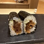 あま木 - 追加　かんぴょう巻き、胡麻　胡麻の香りが良いアクセント