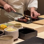 あま木 - 高速スピードで切りつけてくださる様子