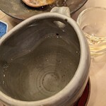 割烹　梅津 - 夫は冷酒に切り替えました