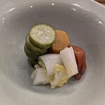 割烹　梅津 - お漬物
