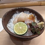 割烹　梅津 - 大好きなつぶ貝のお造り