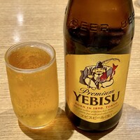 手打ちそば 大石 - 瓶ビール