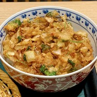 手打ちそば 大石 - かき揚げ丼