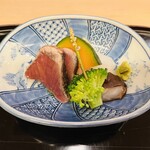山玄茶 - お凌ぎはよく鰹がのった「戻り鰹」美味しいですね〜。