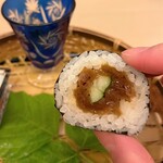 山玄茶 - あ、こちらもMVPでした！八寸に入っていた干瓢巻き！悶絶しちゃいましたよ( ..›ᴗ‹..)❤️干瓢がね、柔らかくて甘辛くて、食感や歯切れが良くて。シンプルな巻き物ほど美味しさが引き立ちますよね。