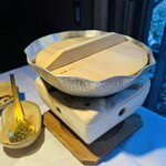 石葉 - 【朝食】湯豆腐準備