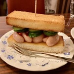 切通し進々堂 - 上ウインナートースト