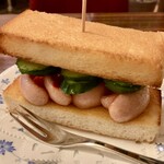 切通し進々堂 - 上ウインナートースト