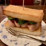 切通し進々堂 - 上ウインナートースト