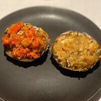 中国飯店 琥珀宮 - 左がオスで右がメス…いや左がメスで右がオスだったか…失念してしまいました。