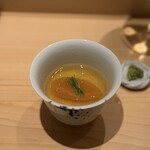 鮨 めい乃 - ⑤からすみ茶碗蒸し