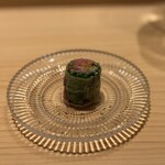 鮨 めい乃 - ①まぐろとハーブ生春巻き