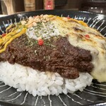 コスギカレー - 濃すぎチキンカレーDX（ご飯少なめ）、からあげ