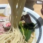 煮干しのビリー - 木嶋製麺所　ストレート細麺　暁