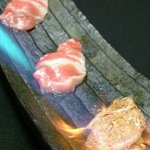 まぐろ食堂まりん - 大トロ炙り焼きファイアー